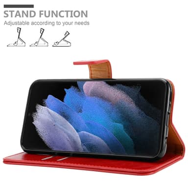Samsung Galaxy S22 ULTRA lommebokdeksel etui (rød)
