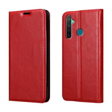 Realme 5 PRO / Realme Q lommebokdeksel case (rød)