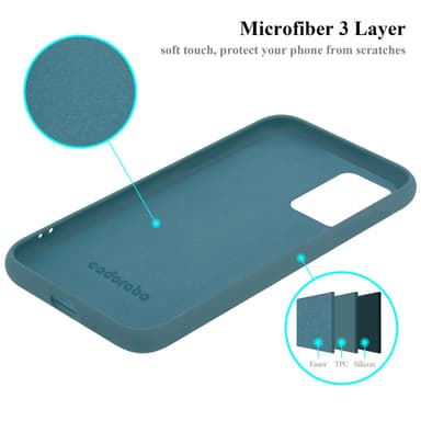 Xiaomi RedMi 10 silikondeksel case (grønn)