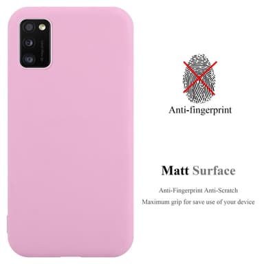 Deksel Samsung Galaxy A41 Silikon cover (rosa)