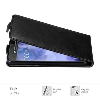 HTC U ULTRA deksel flip cover (svart)