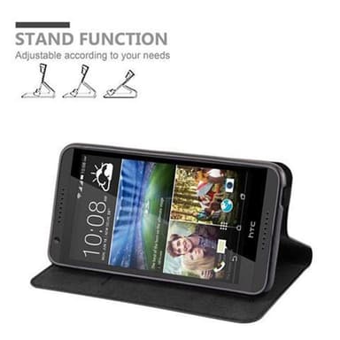 HTC Desire 820 lommebokdeksel case (svart)