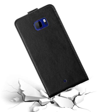 HTC U ULTRA deksel flip cover (svart)