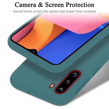Samsung Galaxy A21 silikondeksel case (grønn)