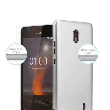 Deksel Nokia 1 2018 Case Cover (sølv)