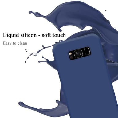 Samsung Galaxy S8 silikondeksel case (blå)
