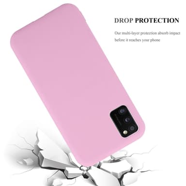 Deksel Samsung Galaxy A41 Silikon cover (rosa)
