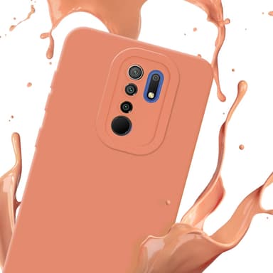 Xiaomi RedMi 9 Deksel case (oransje)