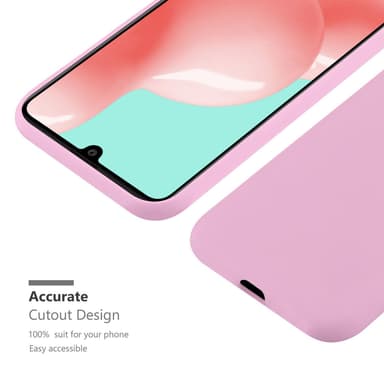 Deksel Samsung Galaxy A41 Silikon cover (rosa)