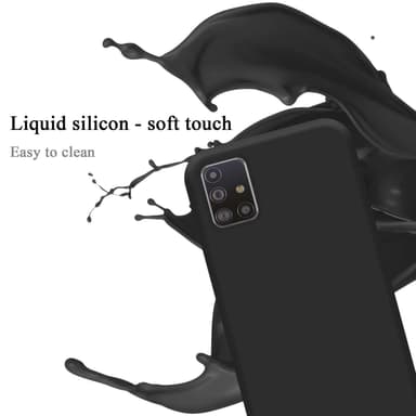 Samsung Galaxy M31s silikondeksel case (Svart)