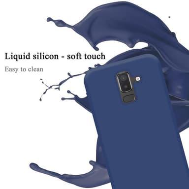 Samsung Galaxy A6 PLUS 2018 silikondeksel case (blå)