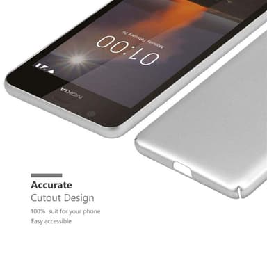 Deksel Nokia 1 2018 Case Cover (sølv)