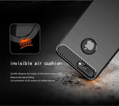 Deksel iPhone 7 PLUS / 7S PLUS ultra slim (svart)