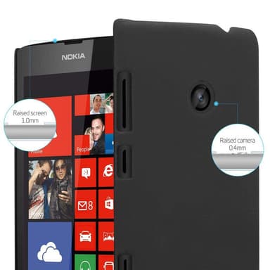 Nokia Lumia 520 / 521 Hardt Deksel Cover (svart)
