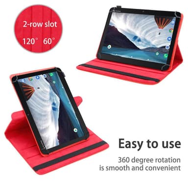 Acepad A140 (10.1 tomme) deksel til nettbrett (rød)