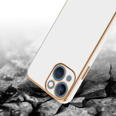 iPhone 13 silikondeksel case (hvit)