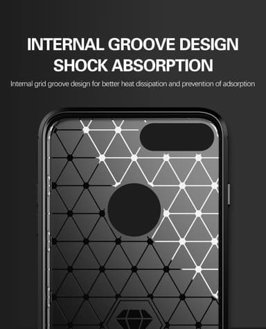 Deksel iPhone 7 PLUS / 7S PLUS ultra slim (svart)