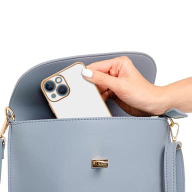 iPhone 13 silikondeksel case (hvit)