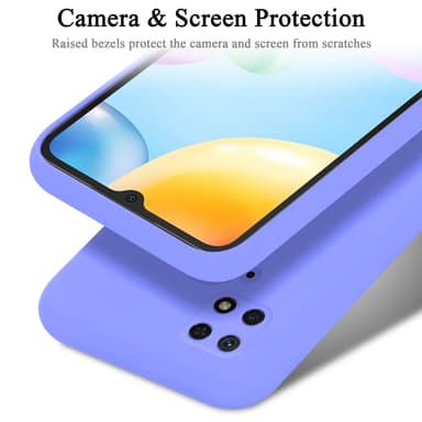Xiaomi RedMi 10C / POCO C40 silikondeksel case (lilla)