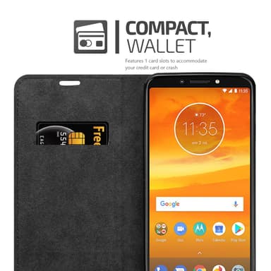 Motorola MOTO E5 PLUS lommebokdeksel case (rød)