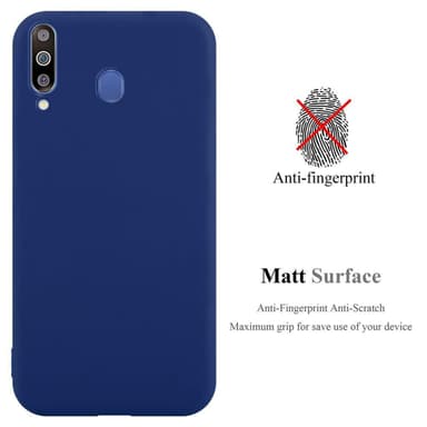 Deksel Samsung Galaxy M30 / A40s Silikon cover (blå)