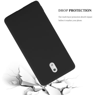 Deksel Nokia 3 2017 Silikon cover (svart)