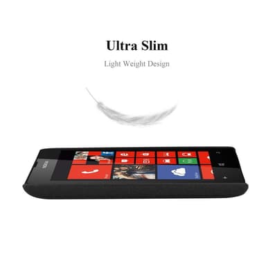 Nokia Lumia 520 / 521 Hardt Deksel Cover (svart)