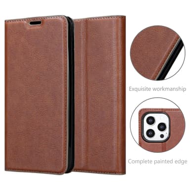 iPhone 13 PRO MAX lommebokdeksel case (brun)