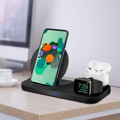 Huawei MATE 30 LITE lommebokdeksel etui (blå)