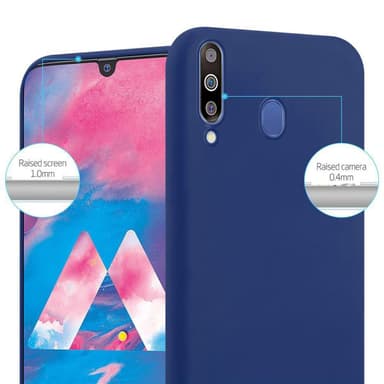 Deksel Samsung Galaxy M30 / A40s Silikon cover (blå)