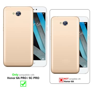 Deksel Honor 6A PRO / 5C PRO Silikon cover (blå)