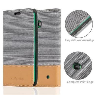 Nokia Lumia 630 / 635 lommebokdeksel etui (grå)