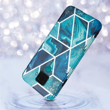 Huawei MATE 30 LITE lommebokdeksel etui (blå)