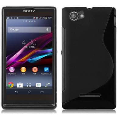 Sony Xperia M silikondeksel case (svart)