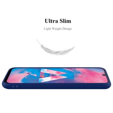 Deksel Samsung Galaxy M30 / A40s Silikon cover (blå)