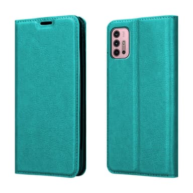 Motorola MOTO G10 / G30 lommebokdeksel case (turkis)