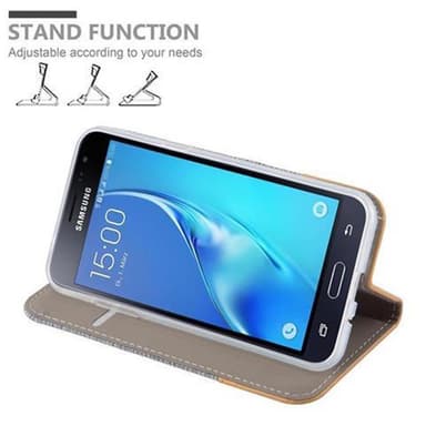Samsung Galaxy J3 2016 lommebokdeksel etui (grå)