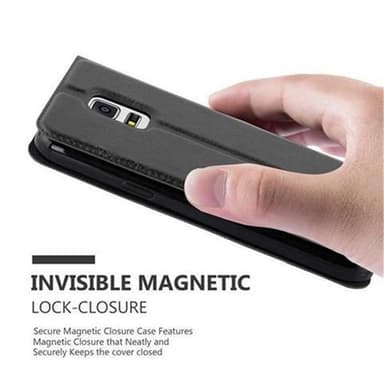 Samsung Galaxy S5 / S5 NEO lommebokdeksel cover (svart)