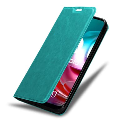 Motorola MOTO G10 / G30 lommebokdeksel case (turkis)