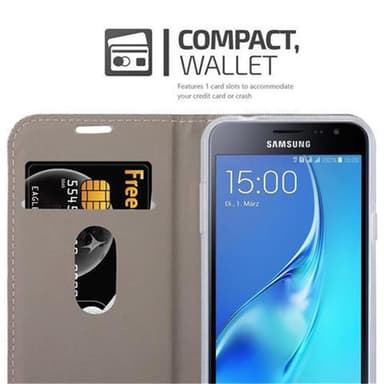 Samsung Galaxy J3 2016 lommebokdeksel etui (grå)