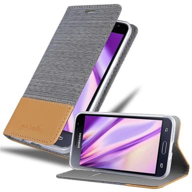 Samsung Galaxy J3 2016 lommebokdeksel etui (grå)
