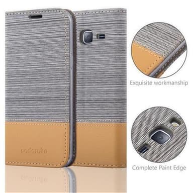 Samsung Galaxy J3 2016 lommebokdeksel etui (grå)