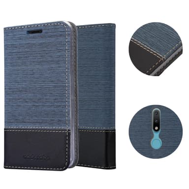 Nokia 2.4 lommebokdeksel etui (blå)