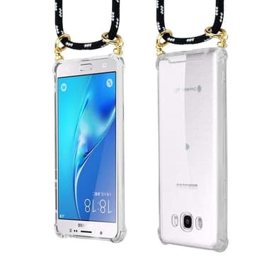Samsung Galaxy J7 2016 Deksel med Halskjede (svart)