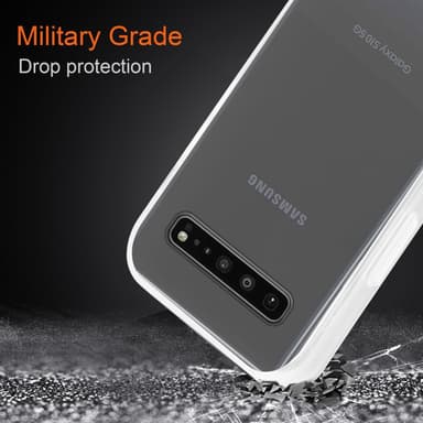 Samsung Galaxy S10 4G Deksel Case Cover (gjennomsiktig)