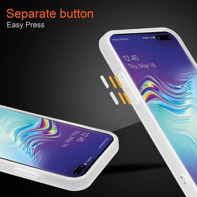 Samsung Galaxy S10 4G Deksel Case Cover (gjennomsiktig)