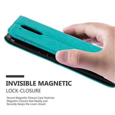 Motorola MOTO G4 / G4 PLUS lommebokdeksel case (turkis)