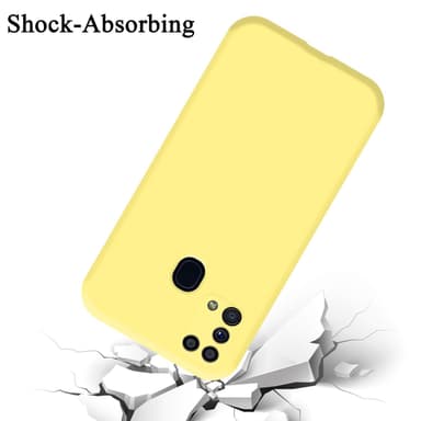 Samsung Galaxy M31 silikondeksel case (gul)