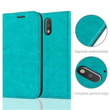 Motorola MOTO G4 / G4 PLUS lommebokdeksel case (turkis)