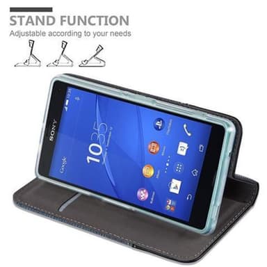 Sony Xperia Z3 COMPACT lommebokdeksel etui (blå)